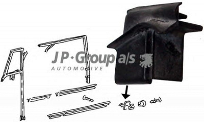 JP GROUP 8186002880 -  Облицовка / защитная накладка, стекло двери